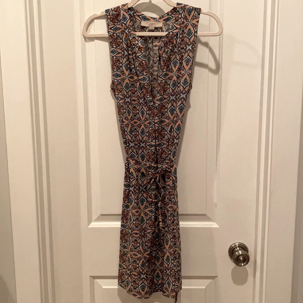 Ann Taylor Loft Multi-Colored Dress, Size Small